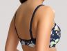 Panache Swimwear Florentine-bandeaubikiniliivit Navy Floral-thumb Kaarituetut, olkaimettomat bandeaubikiniliivit 65-85 DD-G SW1053-NAV