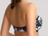 Panache Swimwear Florentine-bandeaubikiniliivit Navy Floral-thumb Kaarituetut, olkaimettomat bandeaubikiniliivit 65-85 DD-G SW1053-NAV