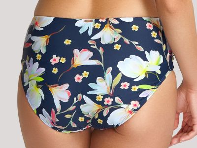 Panache Swimwear Florentine Midi -bikinihousut Navy Floral Brazilianbikinihousut 34-46 SW1056-NAV
