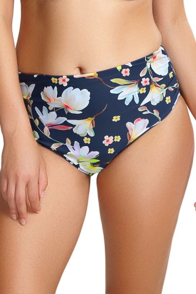 Panache Swimwear Florentine Midi -bikinihousut Navy Floral Brazilianbikinihousut 34-46 SW1056-NAV
