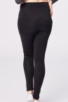 Cake Maternity RTW Cookie Fold Waist Leggings musta-thumb Pehmeät ja joustavat puuvillaleggingsit XS-XL R-1P26B-06