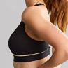 Panache Sport 7344 Freedom NW NP -urheilurintaliivit - Black & Chalk-thumb Kaaritueton, toppaamaton urheiluliivi, jossa muunneltavat olkaimet. 60-90, D-M 7344-BLK/CHK