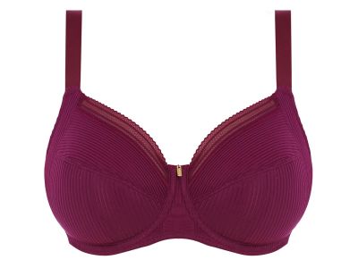 Fantasie Fusion Soft Side Support -rintaliivit Black Cherry Kokokuppinen, toppaamaton ja kaarituettu 65-90 D-L FL3091-BCH