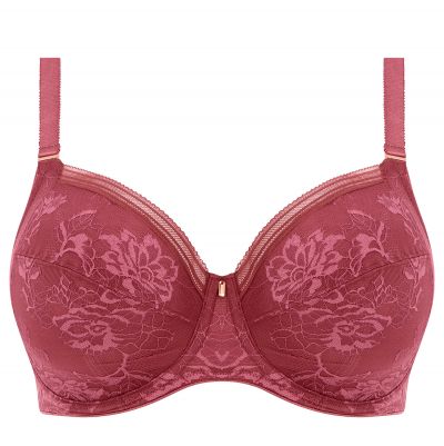 Fantasie Fusion Lace UW Soft Side Support -rintaliivit Rosewood Kokokuppinen, toppaamaton ja kaarituettu. 65-90, D-L FL102301-ROW