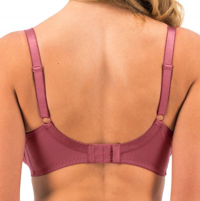 Fantasie Fusion Lace UW Half Padded Plunge -rintaliivit Rosewood Kokokuppinen, edestä matala, puoliksi topattu rintaliivi. 65-85, D-I FL102314-ROW