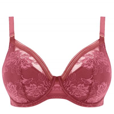 Fantasie Fusion Lace UW Half Padded Plunge -rintaliivit Rosewood Kokokuppinen, edestä matala, puoliksi topattu rintaliivi. 65-85, D-I FL102314-ROW