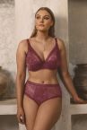 Fantasie Fusion Lace UW Half Padded Plunge -rintaliivit Rosewood-thumb Kokokuppinen, edestä matala, puoliksi topattu rintaliivi. 65-85, D-I FL102314-ROW