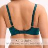 Gaia Lingerie Keto Semi Soft -rintaliivit Petrol-thumb Kaarituettu, puolitopattu. 70-105, D-L BS-1134-ZIE