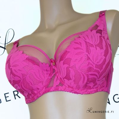 Gaia Lingerie Keto Semi Soft -rintaliivit Fuksja Kaarituettu, puolitopattu. 70-105, D-L BS-1134-FUK