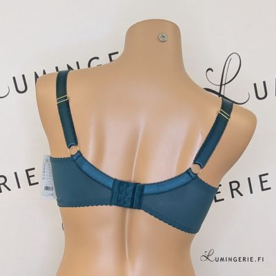 Gaia Lingerie Keto Semi Soft -rintaliivit Petrol Kaarituettu, puolitopattu. 70-105, D-L BS-1134-ZIE