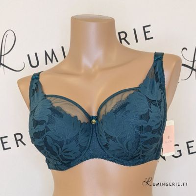 Gaia Lingerie Keto Semi Soft -rintaliivit Petrol Kaarituettu, puolitopattu. 70-105, D-L BS-1134-ZIE
