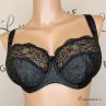 Gaia Lingerie Willow UW Soft -rintaliivit Black-thumb Kaarituettu, toppaamaton, täyskuppinen liivi sivutuella. 75-105, D-O BSM-1320-CZA