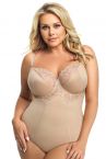 Gorsenia Gala-body kaarituettu beige-thumb Body kaarituetulla ja toppaamattomalla liiviosalla 75-95, D-H K356-BEZ