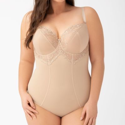 Gorsenia Gala-body kaarituettu Beige Body kaarituetulla ja toppaamattomalla liiviosalla 75-95, D-H K356-BEZ