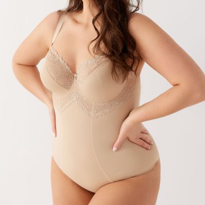 Gorsenia Gala-body kaarituettu Beige Body kaarituetulla ja toppaamattomalla liiviosalla 75-95, D-H K356-BEZ