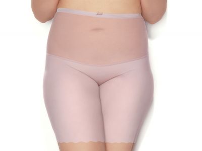 Mitex Pure Glam Form Low lahkeelliset alushousut vaaleanpunainen Kevyesti siloittavat korkeavyötäröiset lahkeelliset alushousut M-5XL PGFL-PNK
