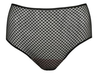 PrimaDonna Glass Beach Hotpants -alushousut Black Näyttävät hotpantsit koristeremmeillä ja -leikkauksilla. S/38 - 2XL/46 0542352-ZWA