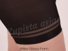Mitex Glossy Form -lahjebody musta-thumb Kevyesti siloittava lahkeellinen ja kupiton alusbody S-5XL GF-B