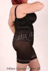 Mitex Glossy Form -lahjebody musta-thumb Kevyesti siloittava lahkeellinen ja kupiton alusbody S-5XL GF-B