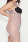 Mitex Glossy Form -lahjebody vaaleanpunainen-thumb Kevyesti siloittava lahkeellinen ja kupiton alusbody S-5XL GF-PP