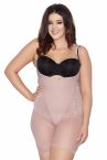 Mitex Glossy Form -lahjebody vaaleanpunainen-thumb Kevyesti siloittava lahkeellinen ja kupiton alusbody S-5XL GF-PP