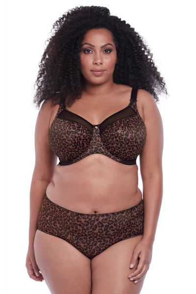  Kayla UW -rintaliivit Dark Leopard Kaarituettu, kokokuppinen ja toppaamaton  75-105, E-N GD6162-DLD