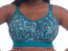 Goddess Goddess Sport NW -urheiluliivit Teal Snake-thumb Kaaritueton, toppaamaton, kokokuppinen urheiluliivi 75-105, G-N GD6912-TEL