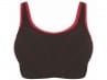 Goddess Goddess Sport NW -urheiluliivit musta-punainen-thumb Kaarituettomat, toppaamattomat urheilurintaliivit 80-110 D-I GD6910-BLK