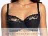 Gaia Lingerie Goldie Nouveau Semi Soft -rintaliivit musta-thumb Kaarituettu, puolitopattu 65-105, D-L BS-899-CZ2