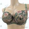 Gorsenia Delaila UW Soft -rintaliivit Green Floral-thumb Kaarituettu, toppaamaton kirjailtu meshliivi. 70-100, D-M K939-ZIE