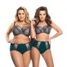 Gorsenia Paradise Soft -rintaliivit viherpetrooli-thumb Kaarituettu, toppaamaton 65-100, D-M K496-ZIE