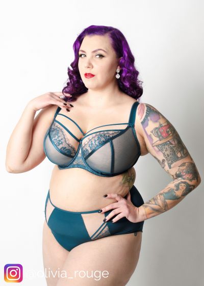 Gorsenia Paradise Soft -rintaliivit viherpetrooli Kaarituettu, toppaamaton 65-100, D-M K496-ZIE