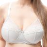 Plaisir Lingerie Grace Soft Full Cup -rintaliivit Silvery-thumb Kaarituettu, toppaamaton, joustopitsinen täyskuppiliivi 80-110 D-I 1145-23/SIL