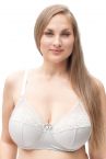 Plaisir Lingerie Grace Soft Full Cup -rintaliivit Silvery-thumb Kaarituettu, toppaamaton, joustopitsinen täyskuppiliivi 80-110 D-I 1145-23/SIL