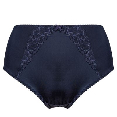 Plaisir Lingerie Grace-maksialushousut Nearly Black Korkeavyötäröiset alushousut 40-56 400-18/NEB