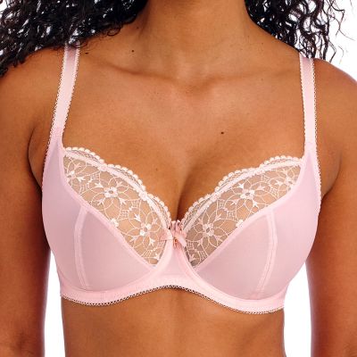 Freya Hallie UW Soft Plunge -rintaliivit Pink Champagne Kaarituettu, toppaamaton pehmeäkuppinen rintaliivi 60-90, D-O AA402602-PIE