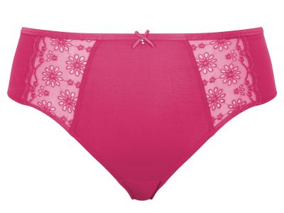 Sculptresse by Panache Harmony Deep Brief -alushousut Hot Pink Korkeavyötäröiset alushousut avarilla jalanteillä ja braziliantyylisellä leikkauksella. 38-50 10834-HOT