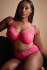 Sculptresse by Panache Harmony Deep Brief -alushousut Hot Pink-thumb Korkeavyötäröiset alushousut avarilla jalanteillä ja braziliantyylisellä leikkauksella. 38-50 10834-HOT