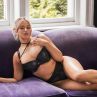 Scantilly by Curvy Kate Harnessed Padded Half Cup -rintaliivit Black Pleather-thumb Kaarituettu, kevyesti topattu, keinonahkainen puolikuppi balconette . 65-85, E-L ST-008105-BLK