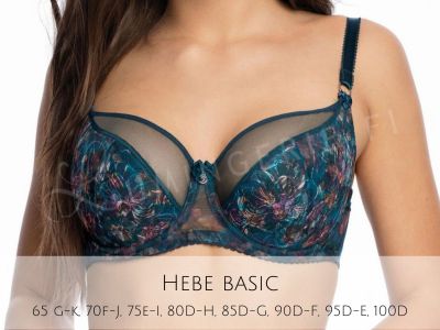 Gaia Lingerie Hebe Semi Soft -rintaliivit Nautical Kaarituettu, puolitopattu 65-105, D-L BS-1140-MOR