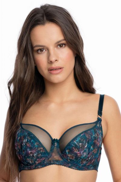 Gaia Lingerie Hebe Semi Soft -rintaliivit Nautical Kaarituettu, puolitopattu 65-105, D-L BS-1140-MOR