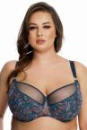 Gaia Lingerie Hebe Semi Soft -rintaliivit Nautical-thumb Kaarituettu, puolitopattu 65-105, D-L BS-1140-MOR