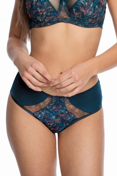 Gaia Lingerie Hebe-brazilianhousut Nautical Hieman matalammat brazilianhousut M/38 - 2XL/44 GFB-1140-MOR-FB