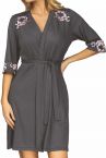 Hamana Helen-aamutakki harmaa-pinkki-thumb  S-5XL 