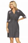 Hamana Helen-aamutakki harmaa-pinkki-thumb  S-5XL 