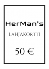 HerMans Lahjakortti 50 €-thumb