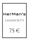 HerMans Lahjakortti 75 €-thumb