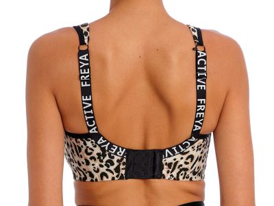 Freya Active High-Octane UW -urheilurintaliivit Pure Leopard Kaarituettu, topattu urheiluliivi racerback-hakasella. 60-90, D-M AC401003-PLD