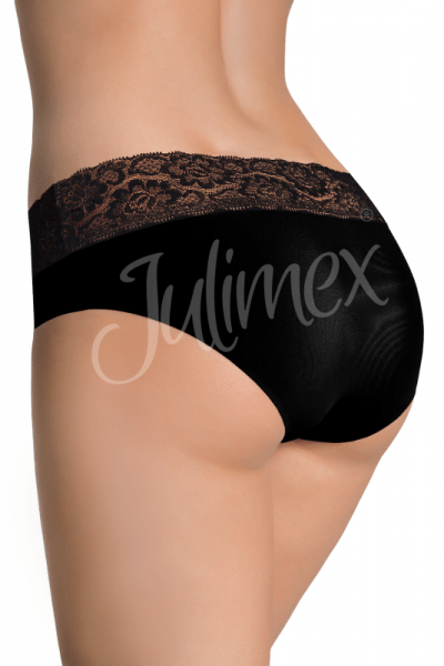 Julimex Lingerie Hipster Panty -alushousut Black  S-XL / 34-44 HPS-199/CZA