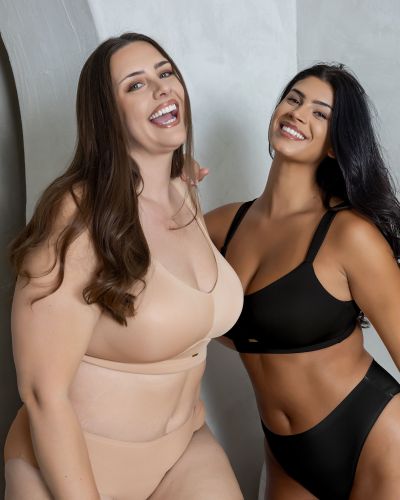 Parfait Holly Wire-Free & Seam-Free -bralette - Warm Sand Kaaritueton bralette sileillä, saumattomilla kupeilla. 65-95, D-L P8000-WSD